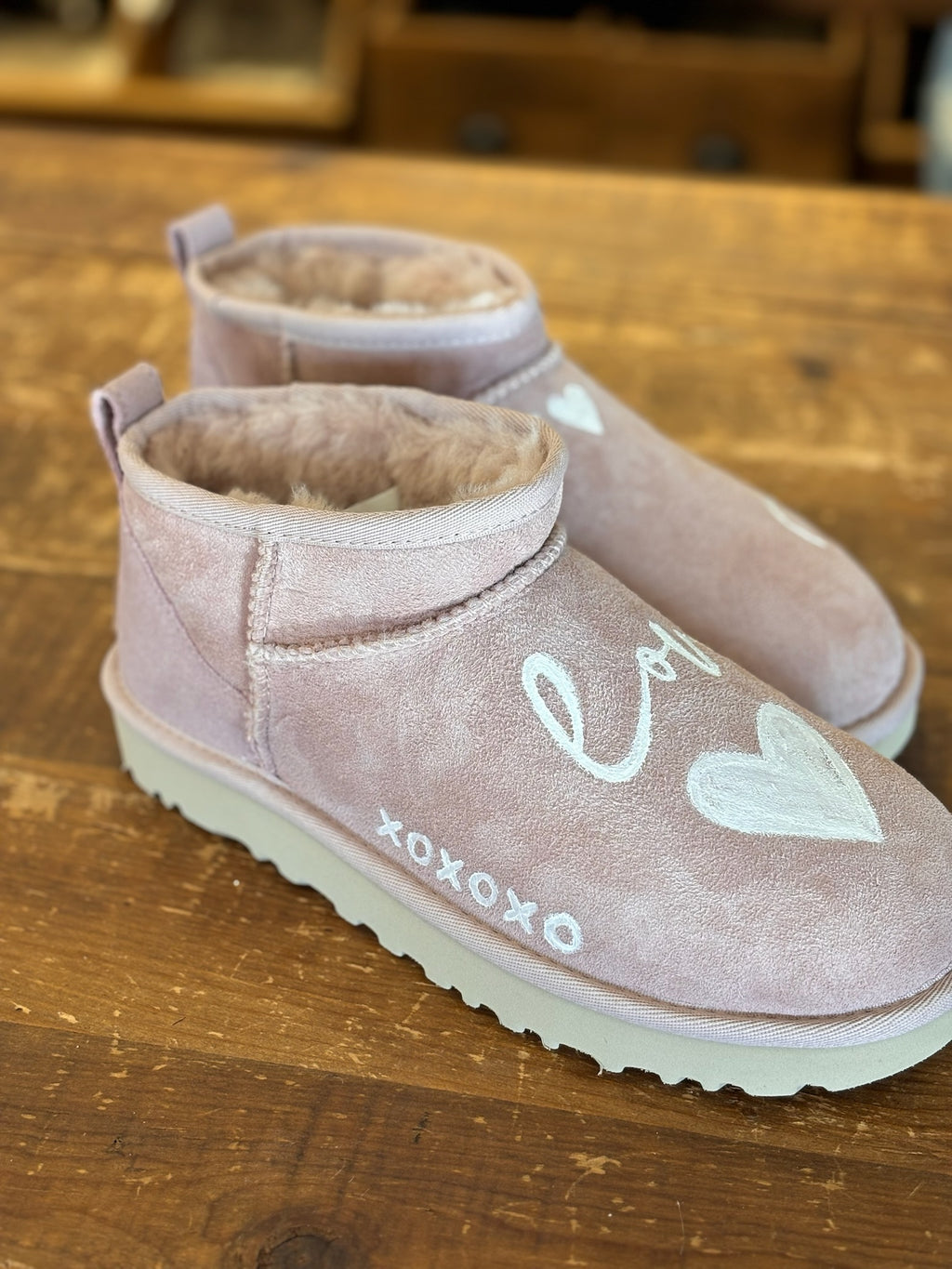 Hand Painted Classic Ultra Mini Uggs