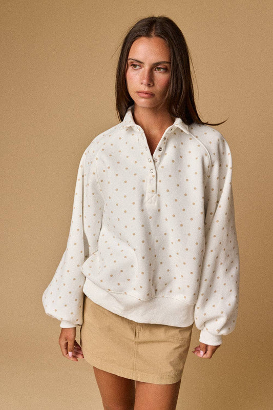 The Piper Polka Dot Pullover