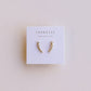 Crawler White CZ Earrings