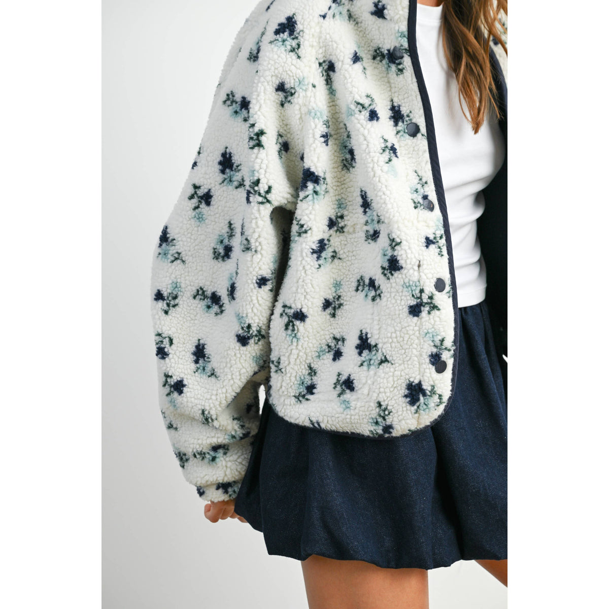 Floral Fleece Jacket