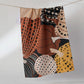Geometry Painted Patch Tea Towel