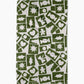 Geometry Cutout Christmas Tea Towel