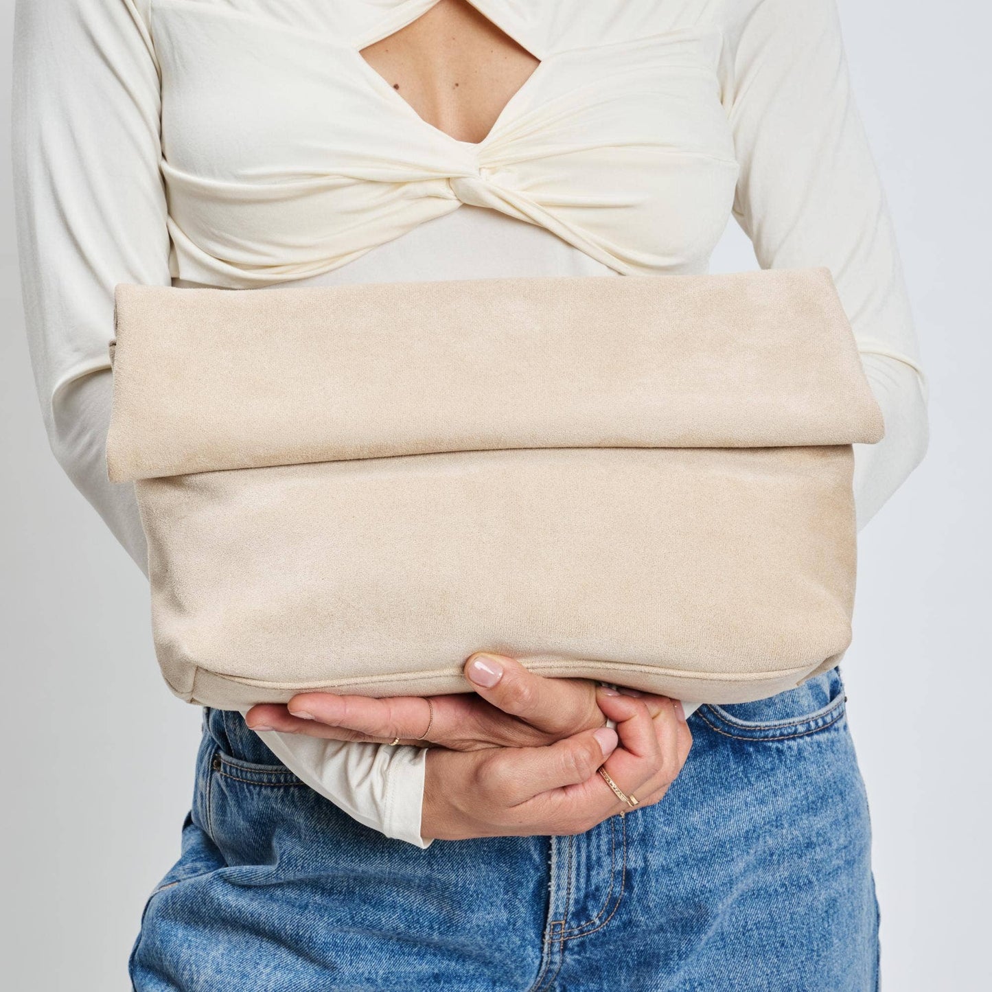 Luxe Cream Crossbody