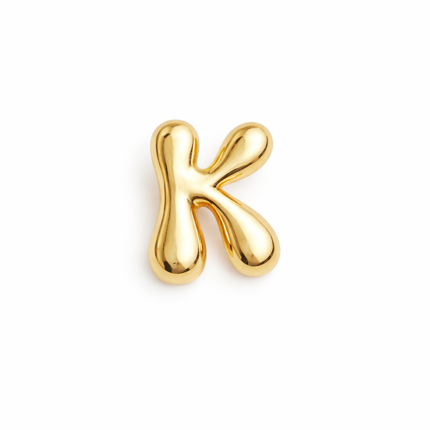 Balloon Letter Initial Brooch Pin