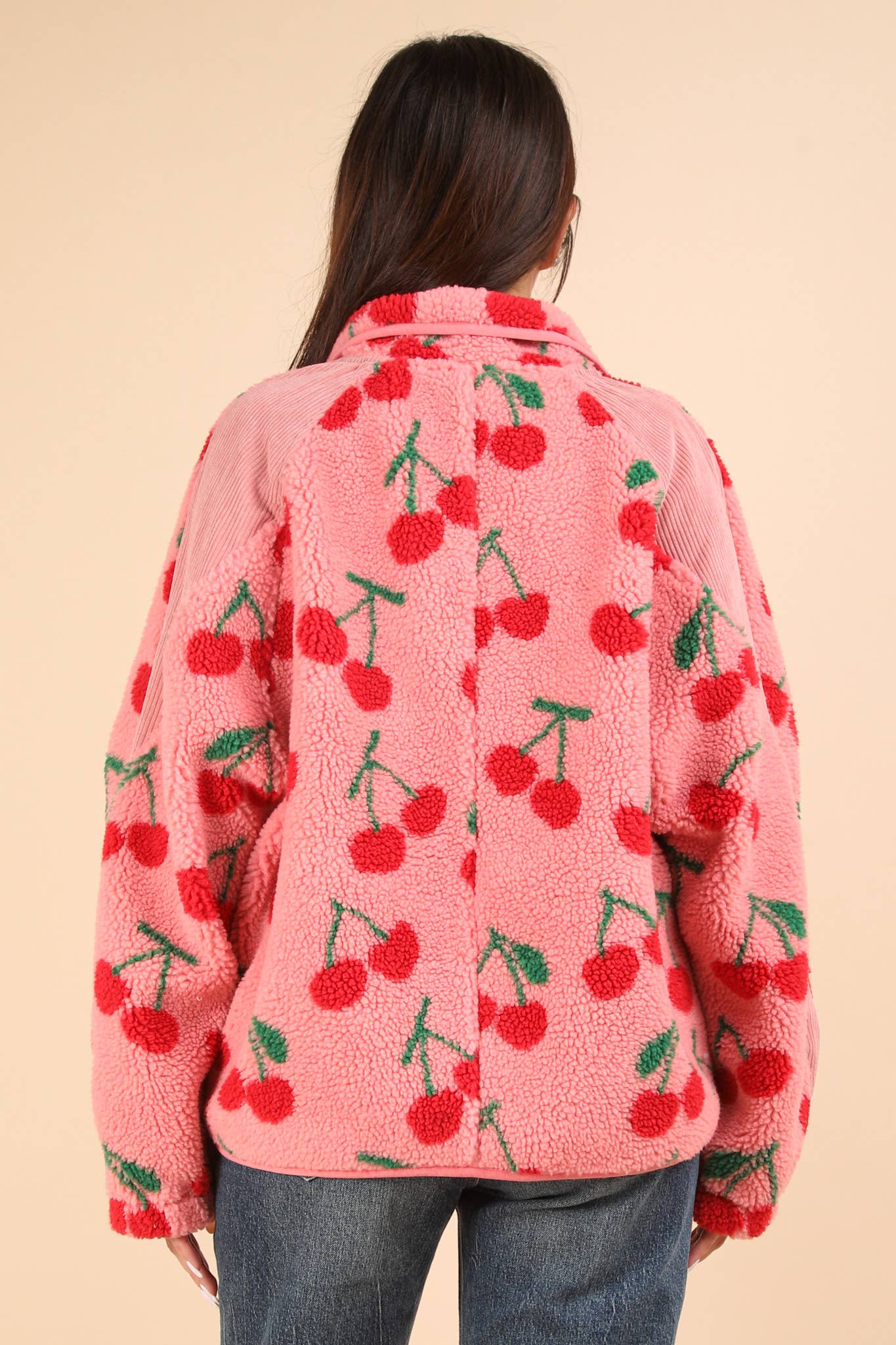 Cherry Fleece Jacket