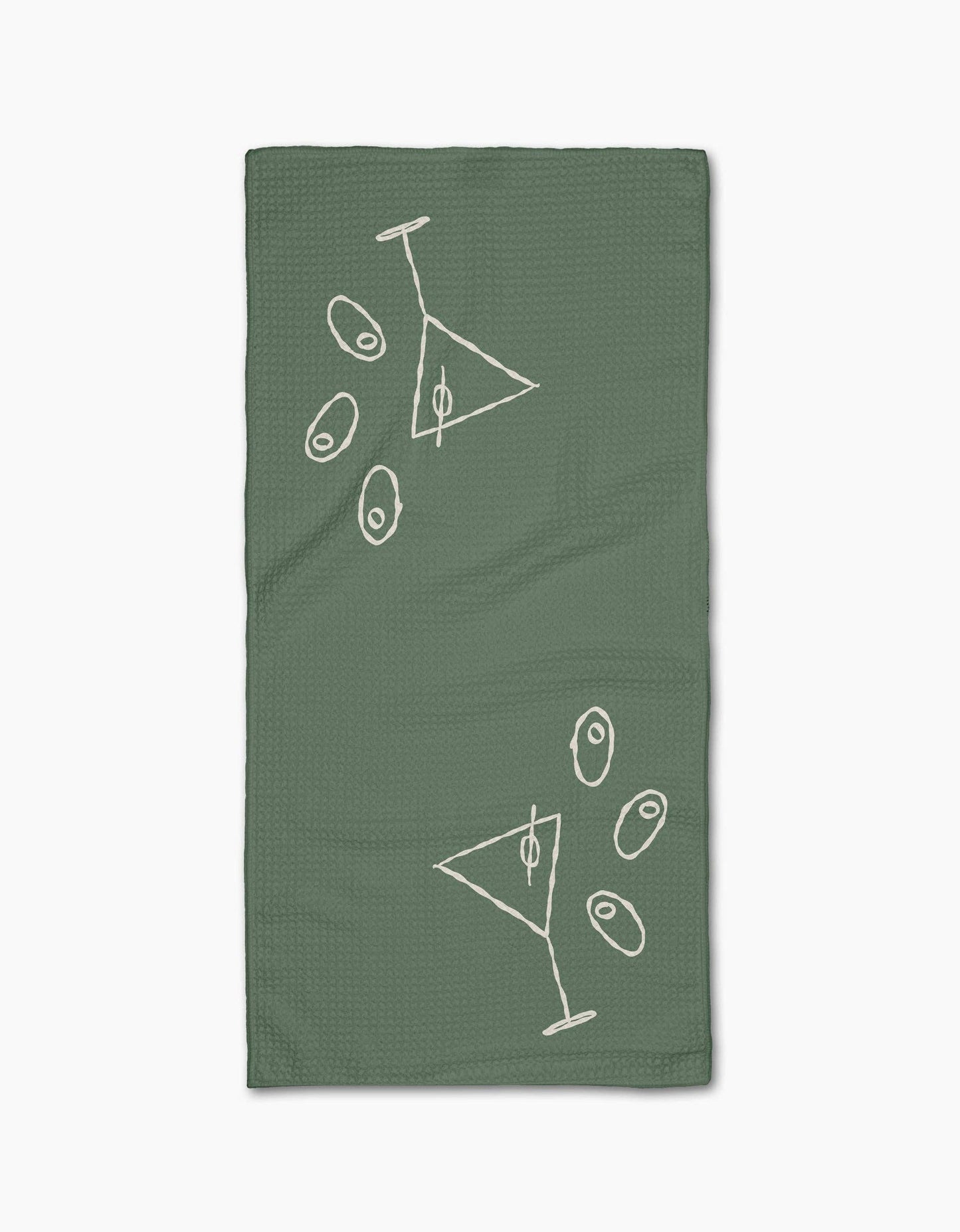 Geometry Shaken Not Stirred Bar Towel