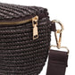 Woven Chocolate Belt Bag