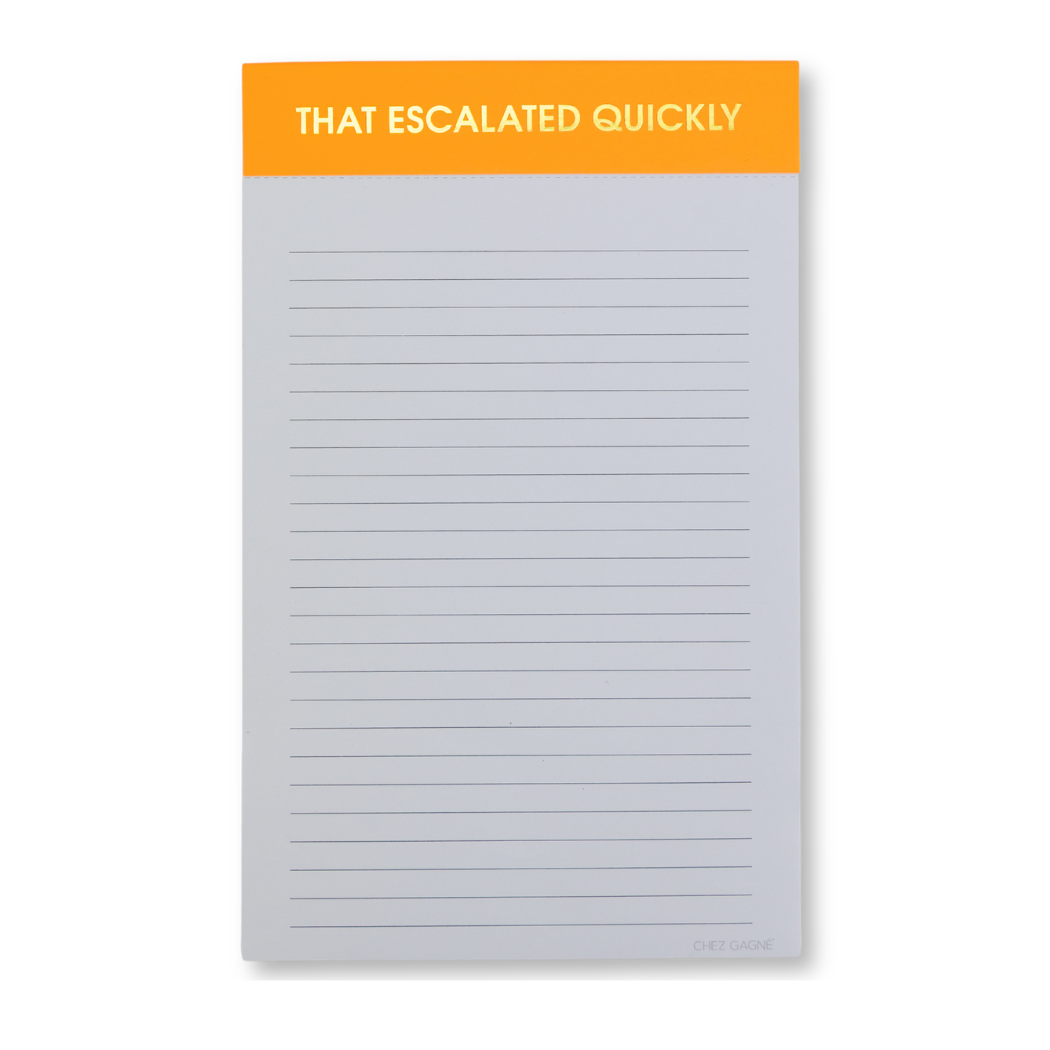 Fun Sayings Lined Notepads