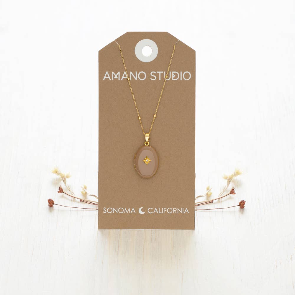 Evening Star Locket Necklace