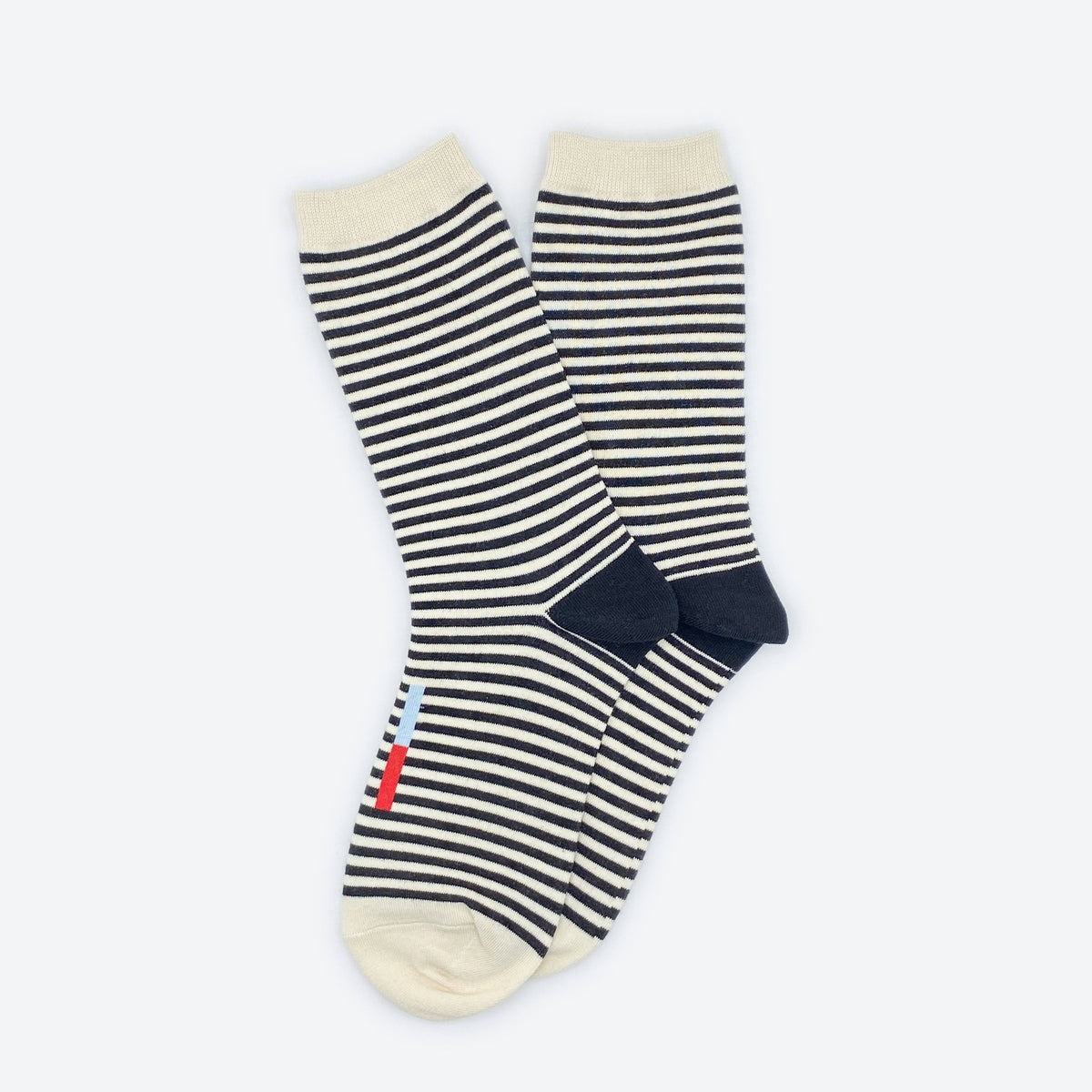Cole Thin Stripe Crew Socks
