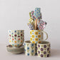 Floral Stoneware Mug