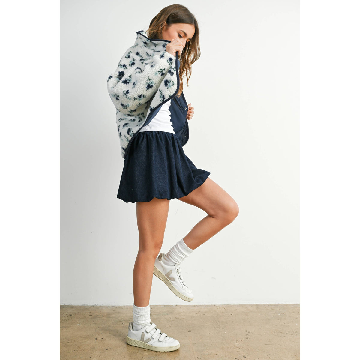 Floral Fleece Jacket