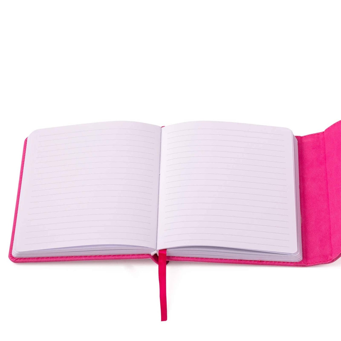 Heart Flap Journal - Hot Pink