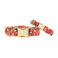 Rifle Paper Co. X The Foggy Dog Canvas Holiday Dog Collar