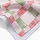 Geometry Be Merry Plaid Tea Towel