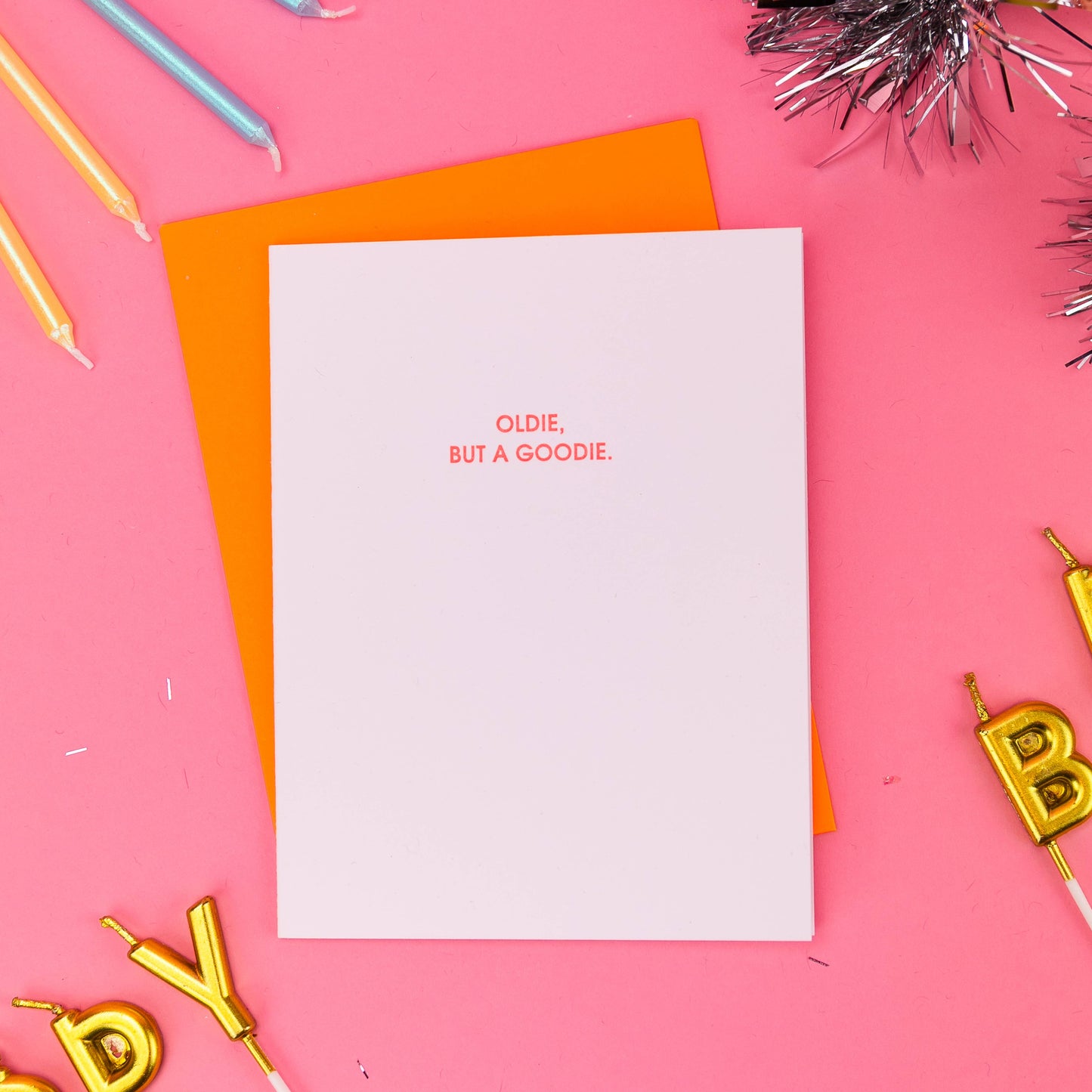Chez Gagné - Oldie But a Goodie - Friendship Birthday - Letterpress Card