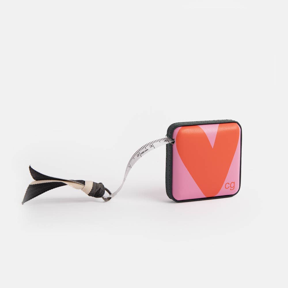 Pink Heart Tape Measure