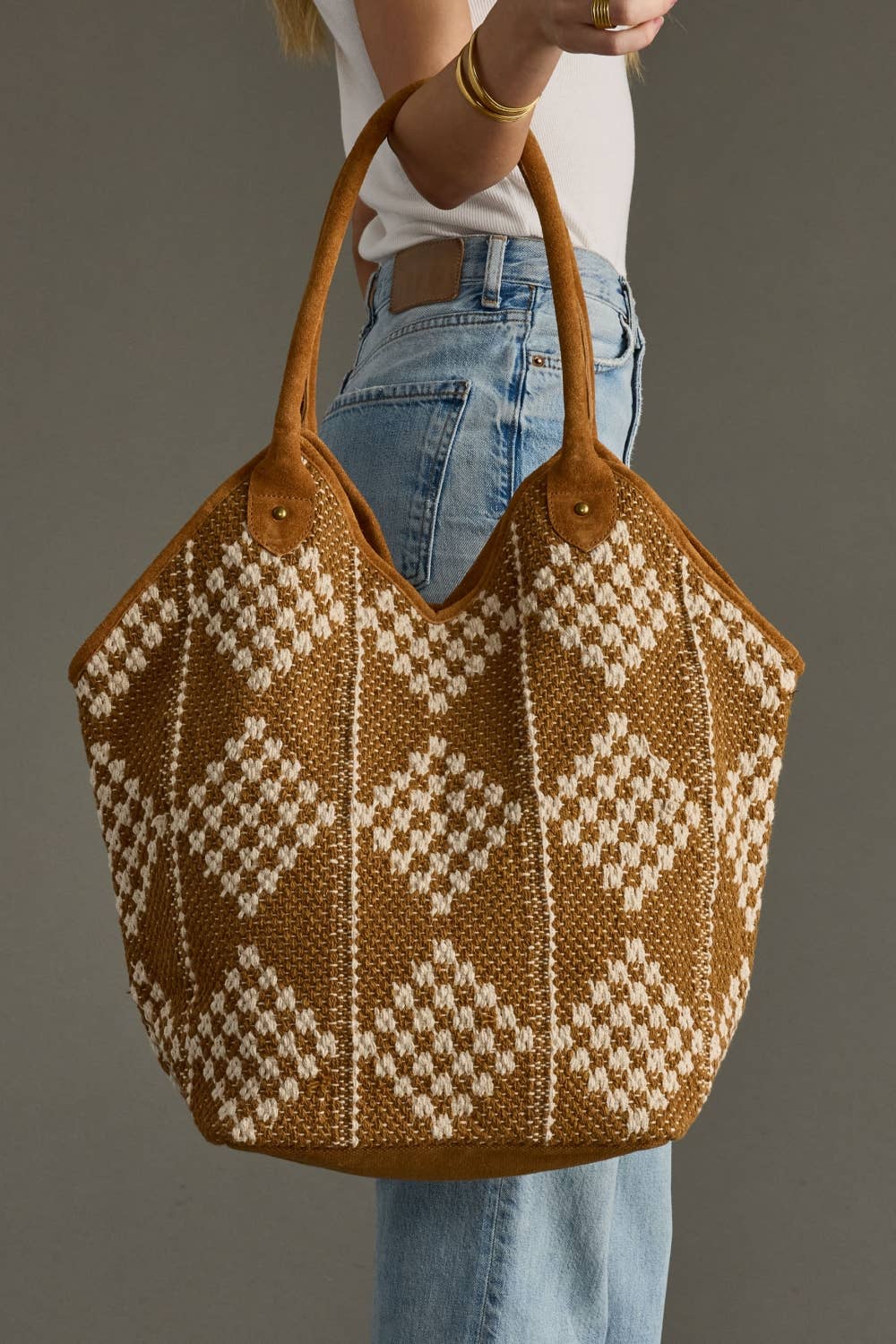 Diamond Pattern Tote