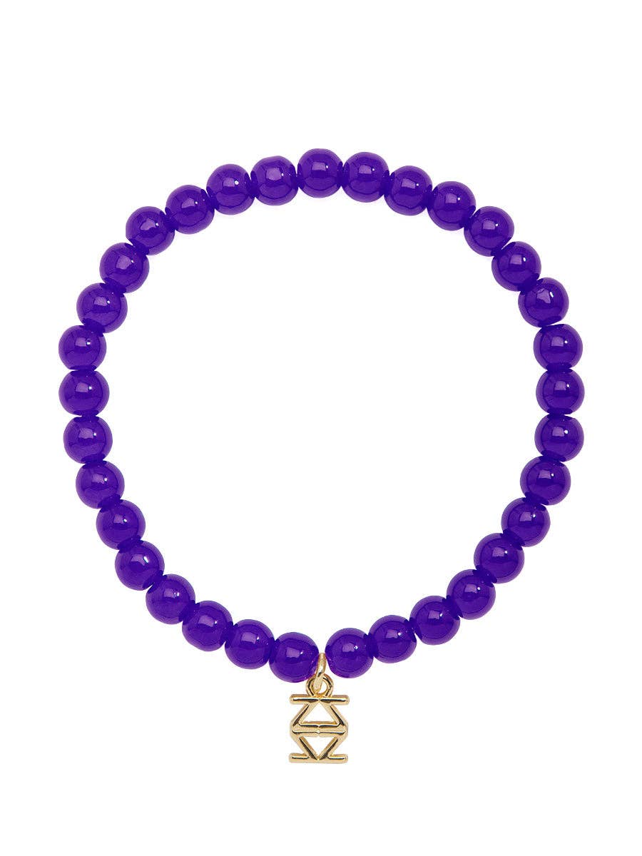 Small Glass Bead Stretch Bracelet