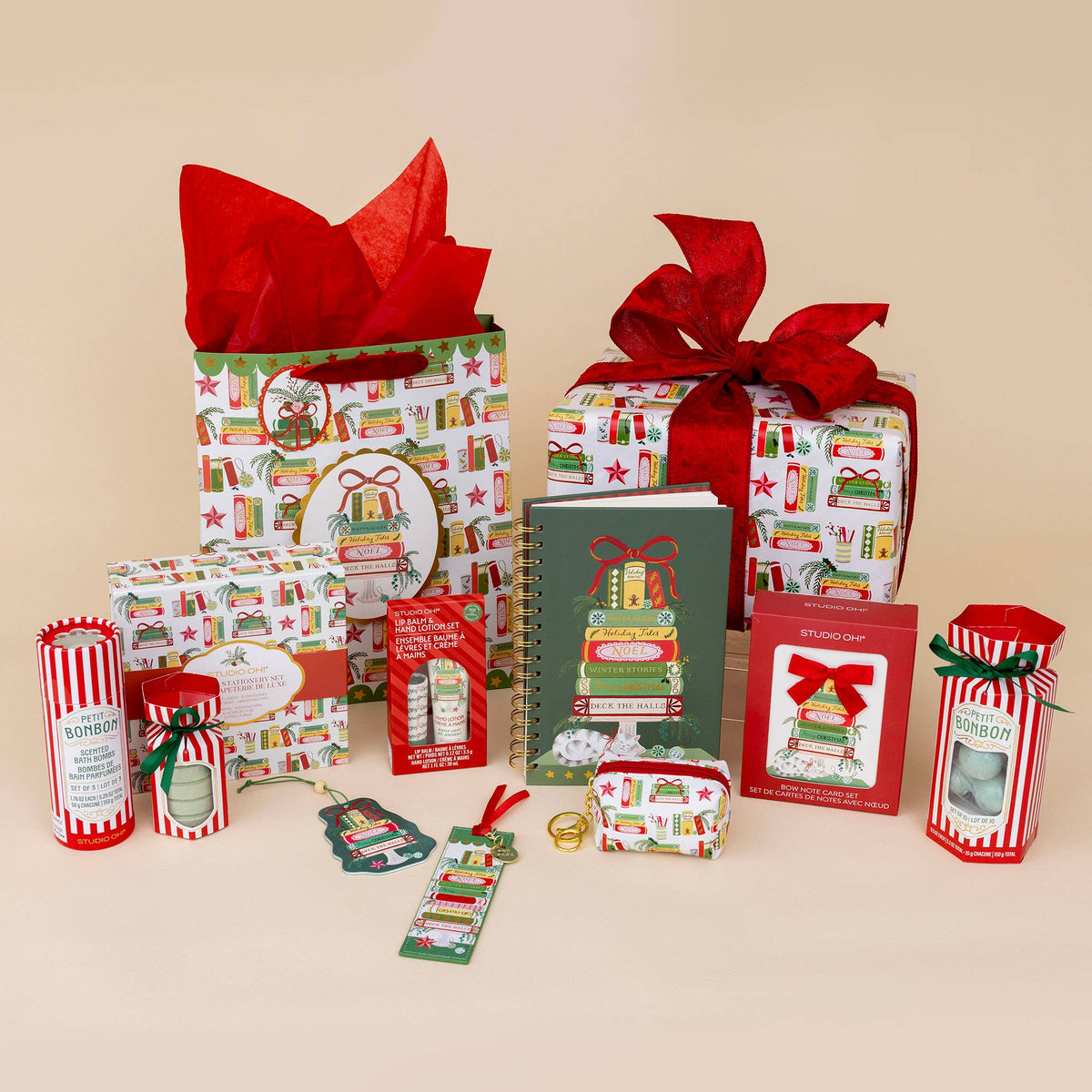 Studio Oh! - Bookish Christmas Lip Balm & Hand Lotion Set