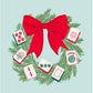 Mahjong Holiday Paper Guest Towels