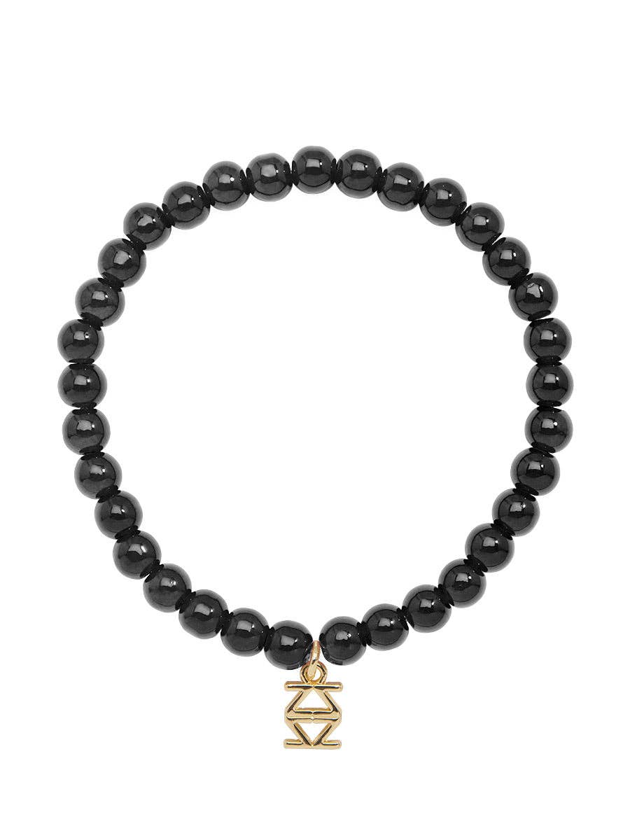 Small Glass Bead Stretch Bracelet