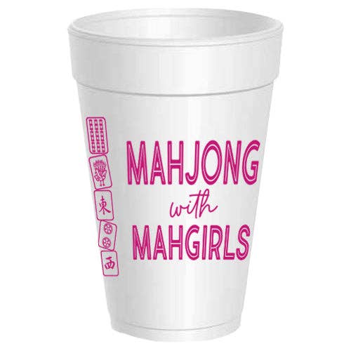 Mahjong with Mahgirls Cups
