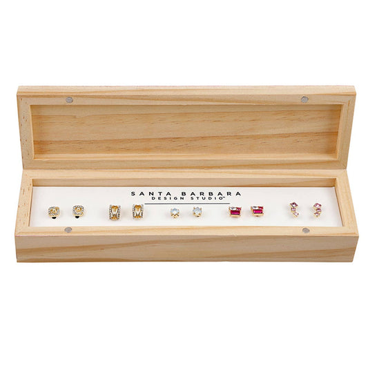 Love You Mom Boxed Earring Set