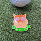 Go Get 'Em Tiger Golf Ball Marker with Magnetic Hat Clip