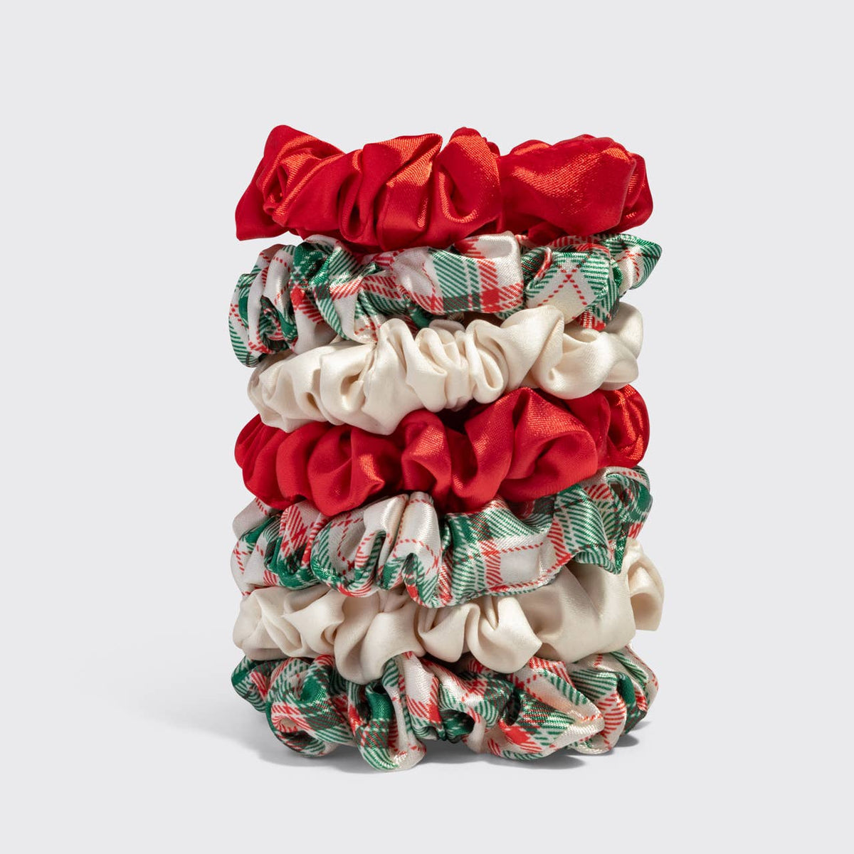 Holiday Satin Scrunchies