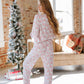 Santa Claus Striped Pajama Set