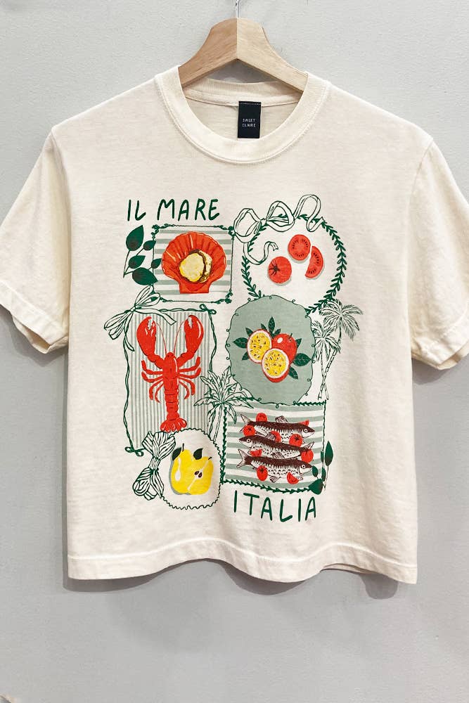 Italia Coquette Stamps Tee
