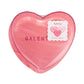 Pink Conversation Hearts Paper Plates