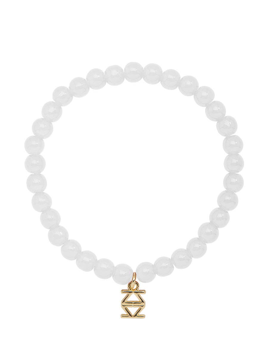 Small Glass Bead Stretch Bracelet