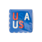 USA Scallop Paper Cocktail Napkins