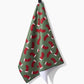 Geometry Heart Stockings Tea Towel