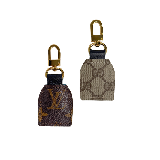 Le Charm Upcycled Designer LV Keychain