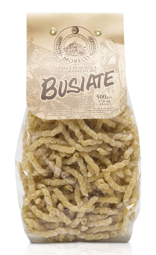 Organic Busiate - Premium Spiral Pasta - Made In Italy