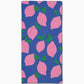 Geometry Pink Lemons Bar Towel