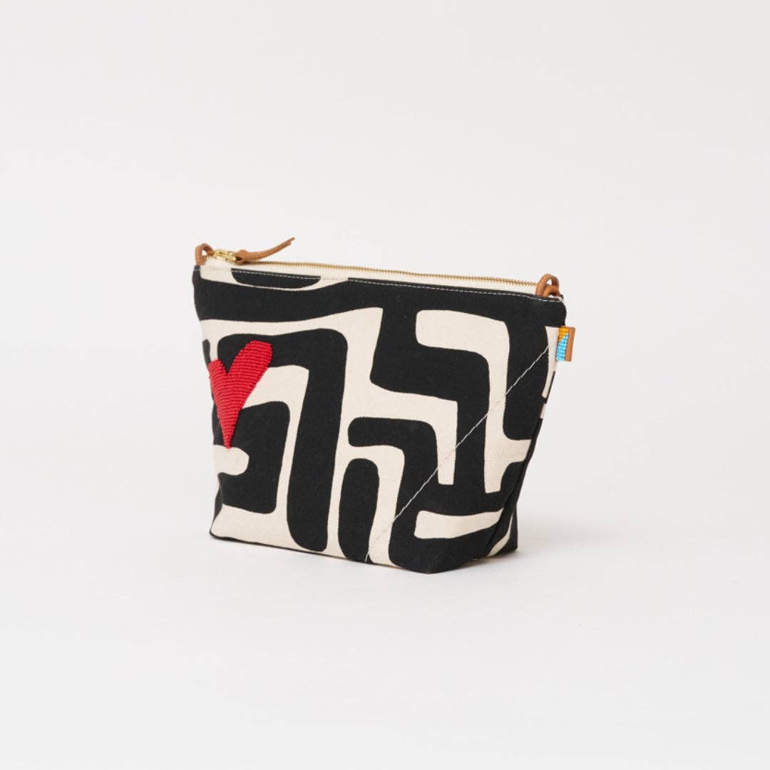Black Kuba Convertible Pouch