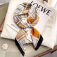Retro Chic Silk Scarf