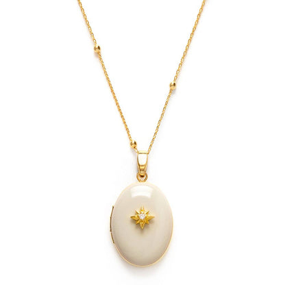 Evening Star Locket Necklace