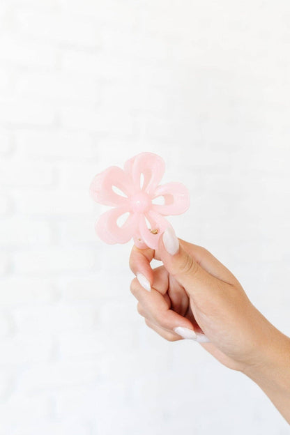 Cutout Flower Claw Clip