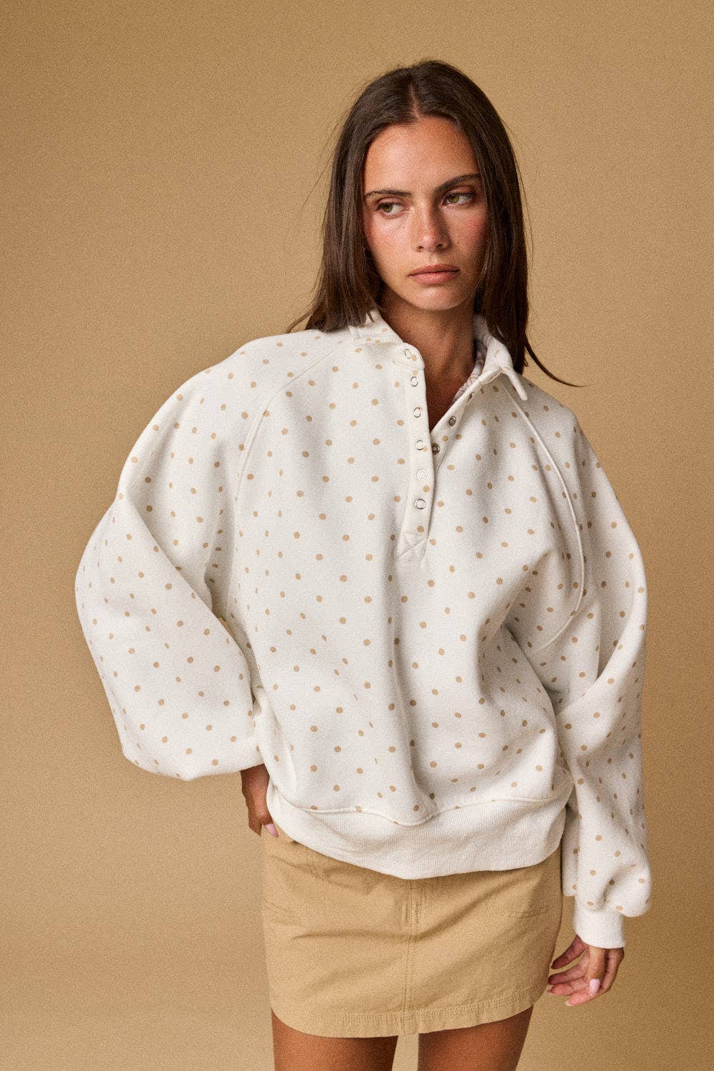 The Piper Polka Dot Pullover