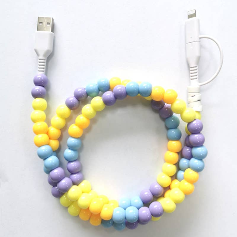 Beaded 2 in 1 Phone Charger