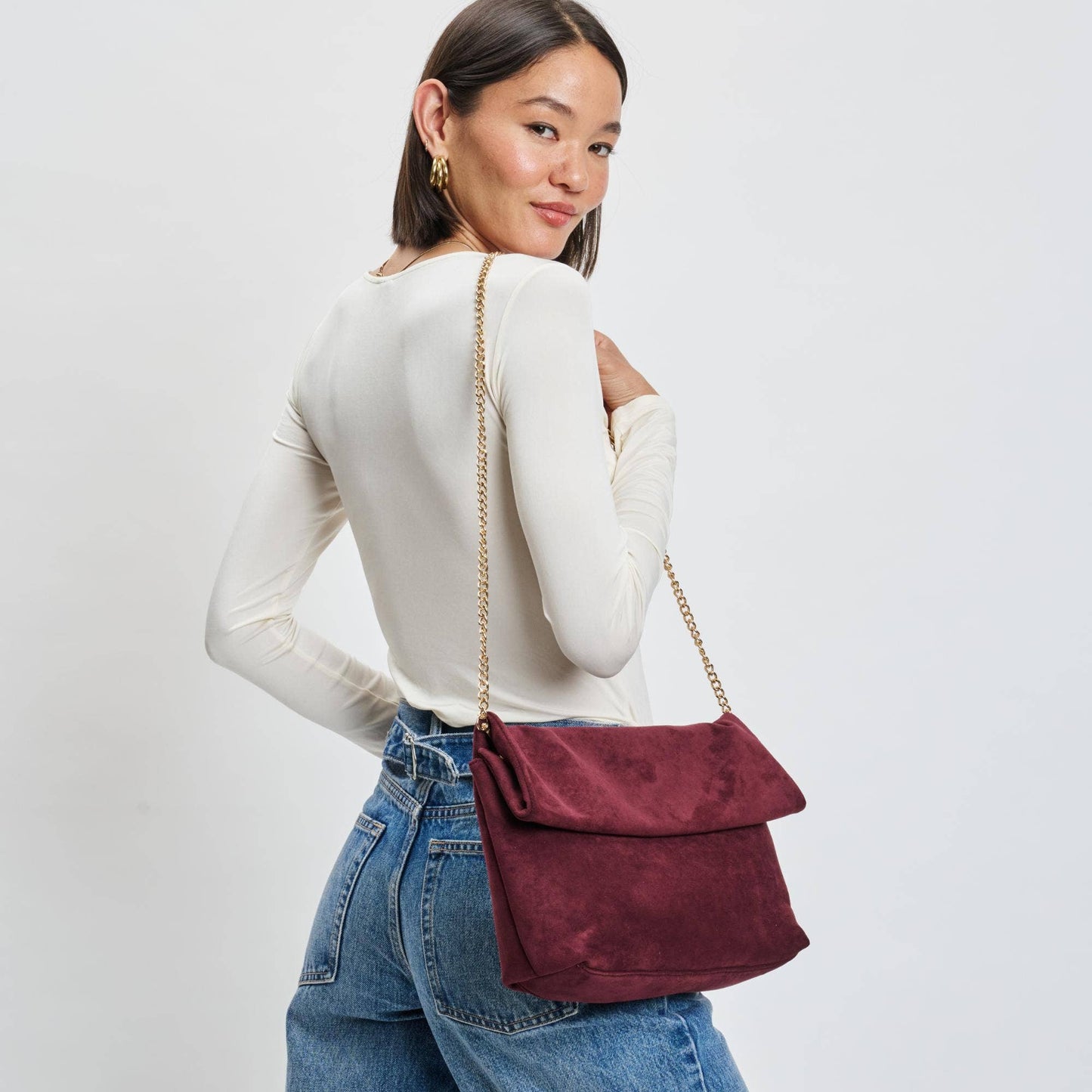 Luxe Cream Crossbody