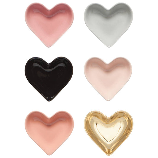 Stoneware Heart Pinch Bowl