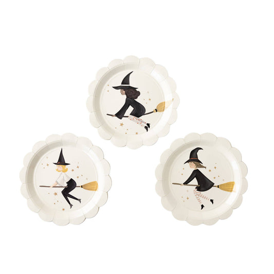 Witching Hour Witches Paper Plates