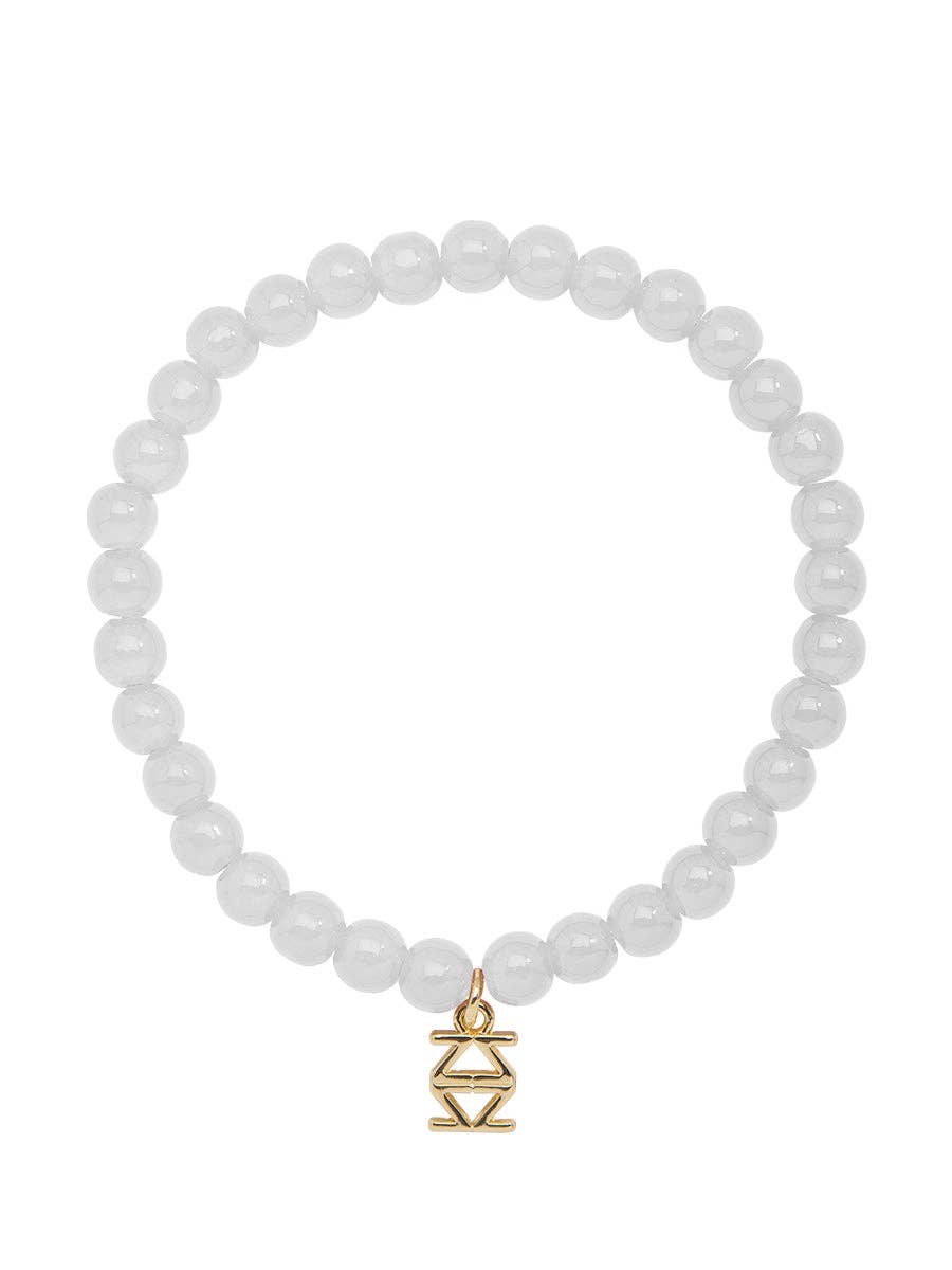Small Glass Bead Stretch Bracelet