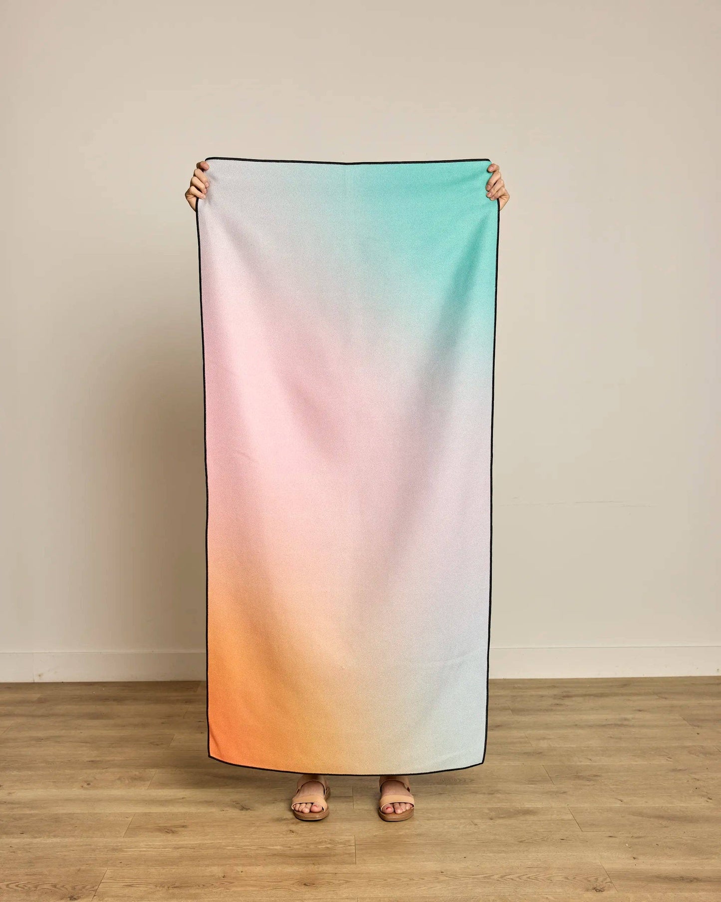 Geometry Aura Flow Beach Towel